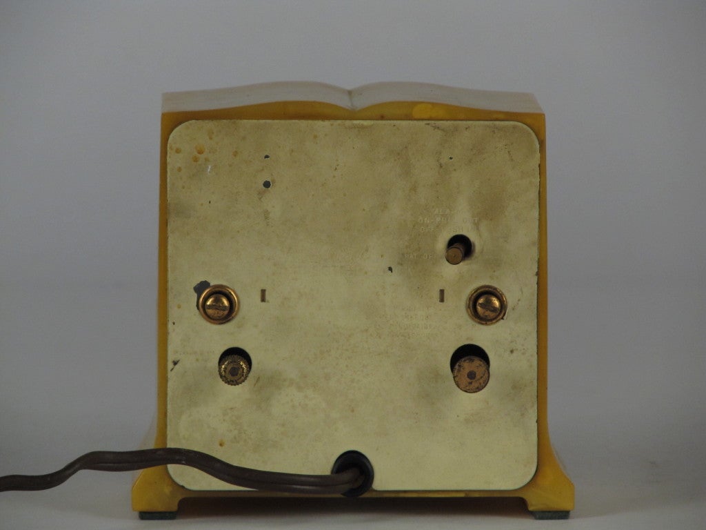 Mid-20th Century 1930's Telechron Bakelite Alarm Clock