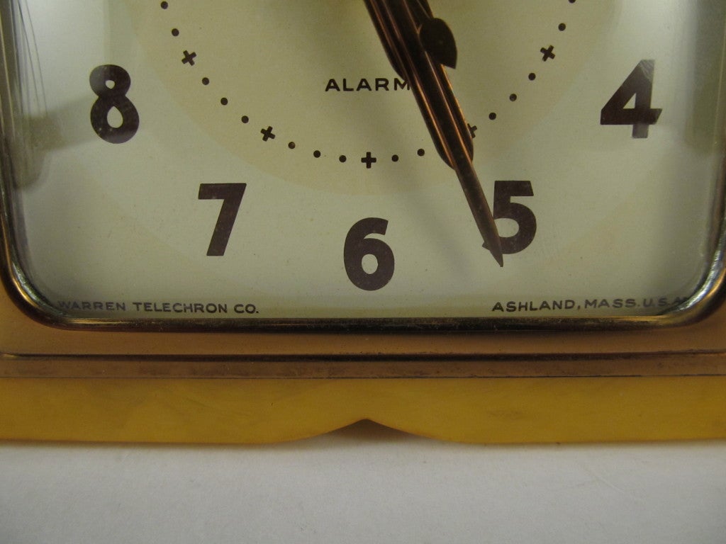 1930's Telechron Bakelite Alarm Clock 1