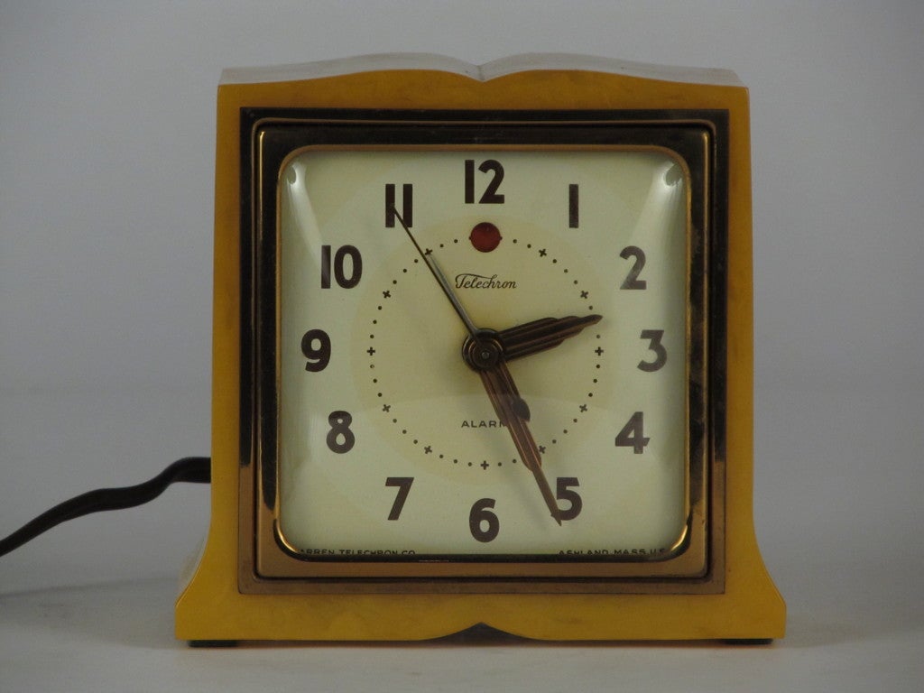 1930's Telechron Bakelite Alarm Clock 2