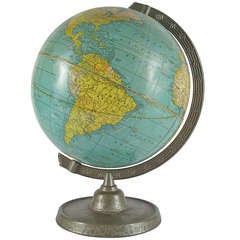 1930's Pre-War Cram's Universal World Globe.