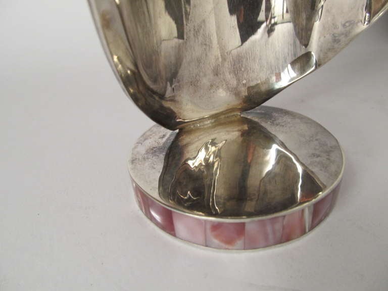 Los Castillos Silver and Abalone Shell Madonna 1
