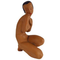 Lovely Art Deco Nude Female Figure 4