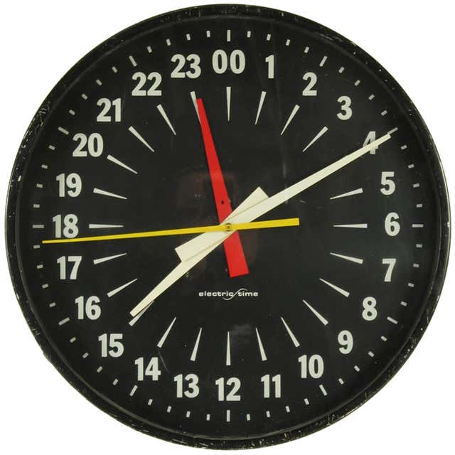 24 Hour Military Clock At 1stDibs 24 hour military clock at 1stdibs