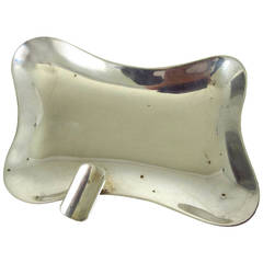 Sterling Silver Biomorphic Ashtray from Sanborns Mexico City