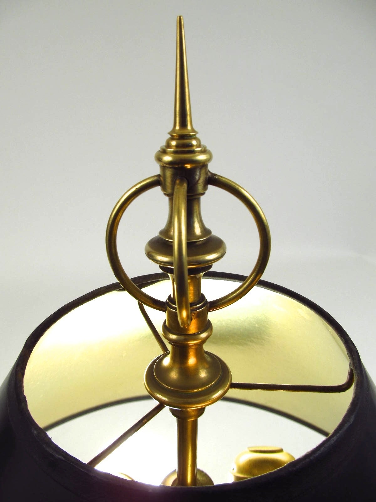 Solid Brass Chapman Bamboo Floor Lamp, 1976 In Excellent Condition In Papaikou, HI