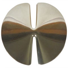 Georg Jensen Sterling Brooch Designed by Nanna Ditzel