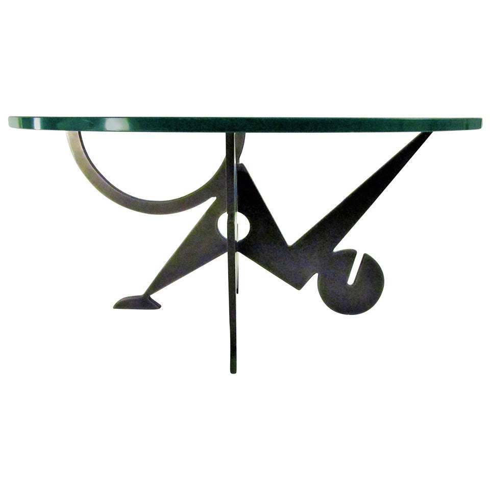 Pucci de Rossi Sculptural Steel Coffee Table