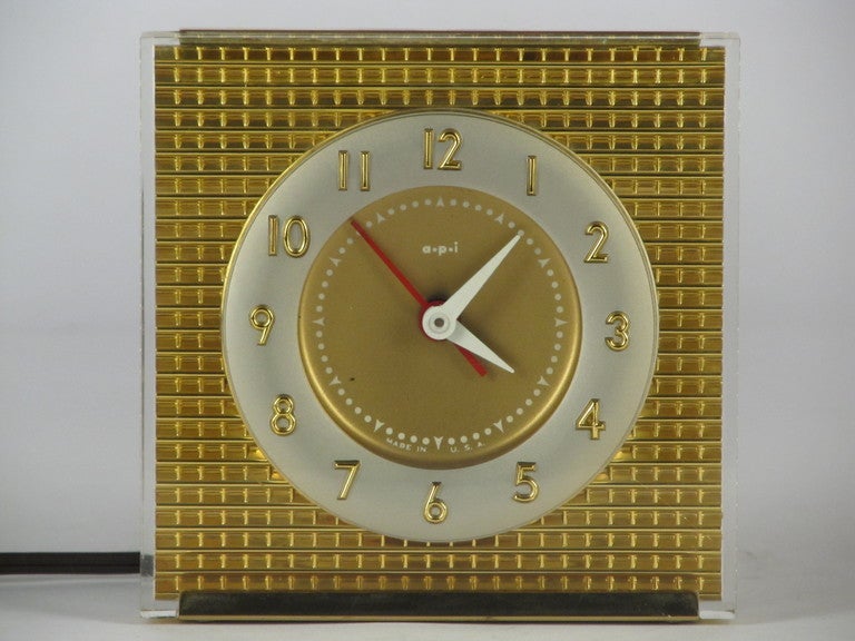 American 1940's Acrylic Alarm Clock