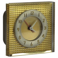 Vintage 1940's Acrylic Alarm Clock