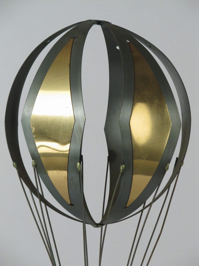 Late 20th Century C. Jere Hot Air Balloon Table Sculpture