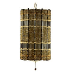 Vintage In the Style of Maria Kipp Hanging Swag Lamp