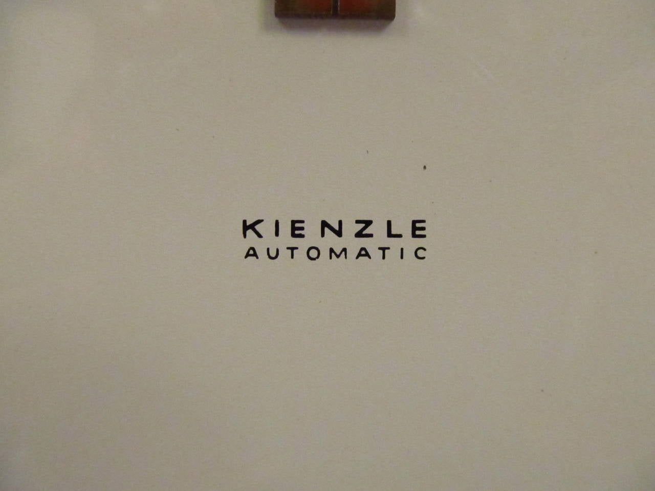 Mid-20th Century German Made Kienzle Automatic Battery Operated Brass Clock