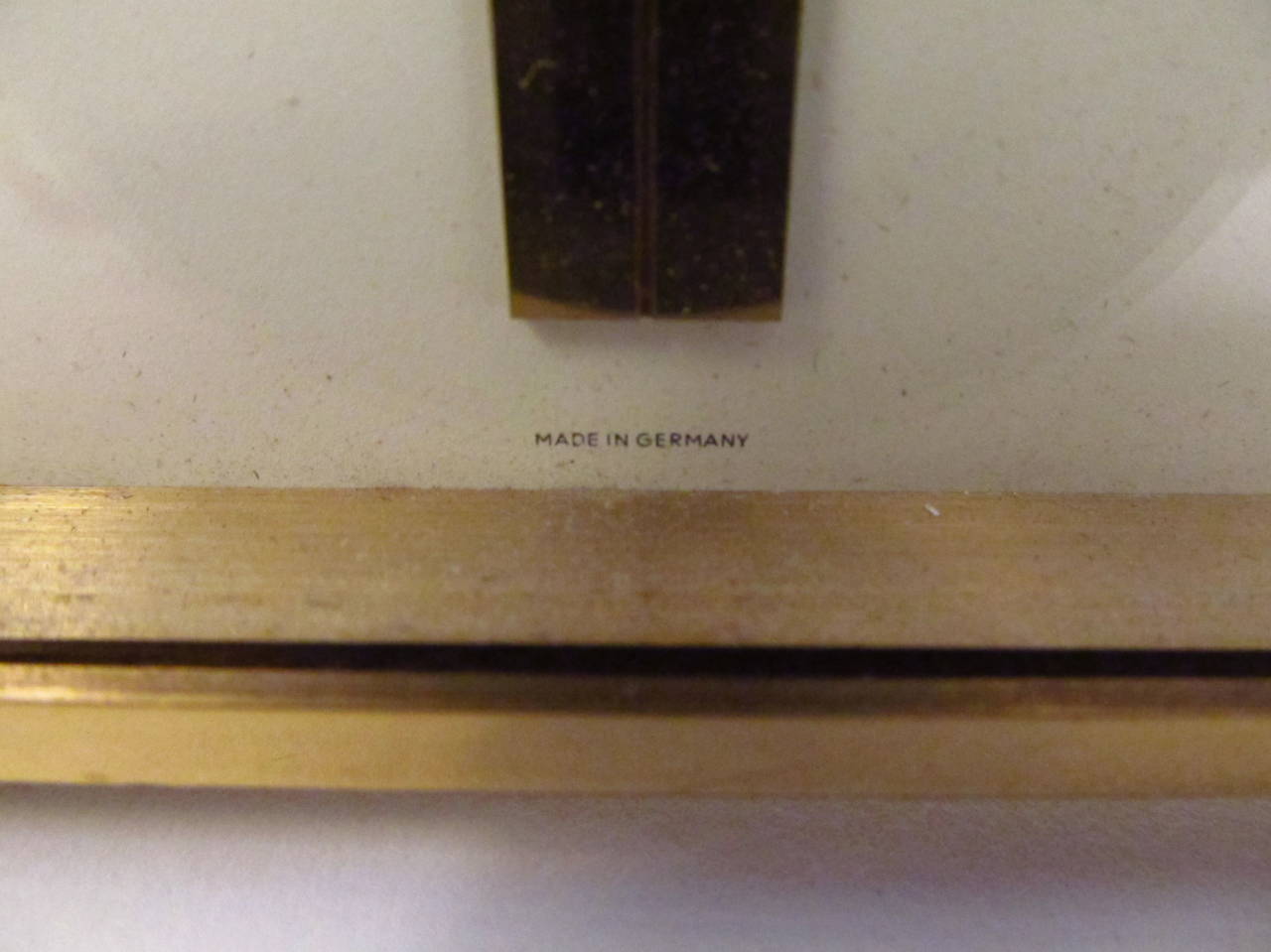 German Made Kienzle Automatic Battery Operated Brass Clock 1