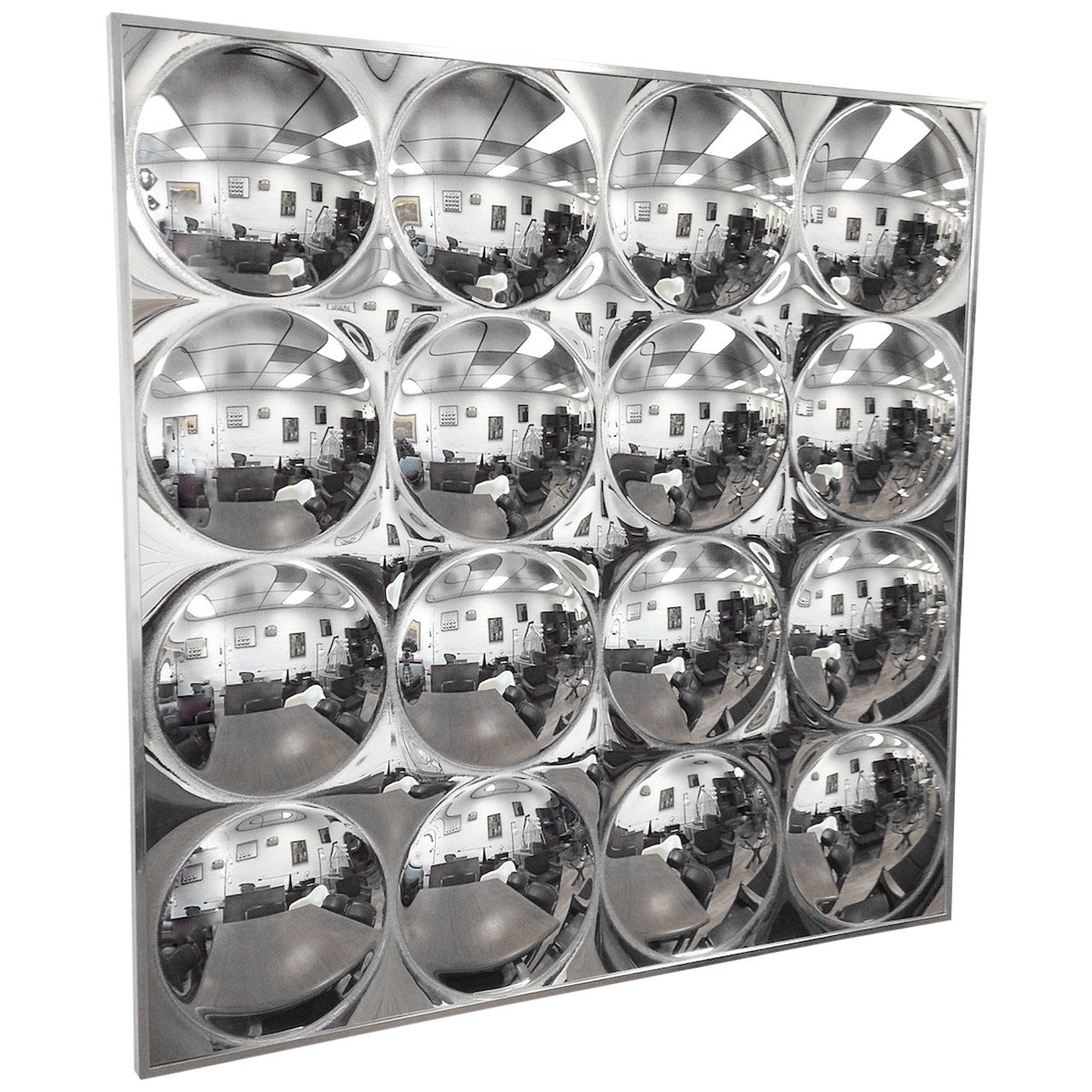 Specchio da parete a bolla in stile Verner Panton vintage