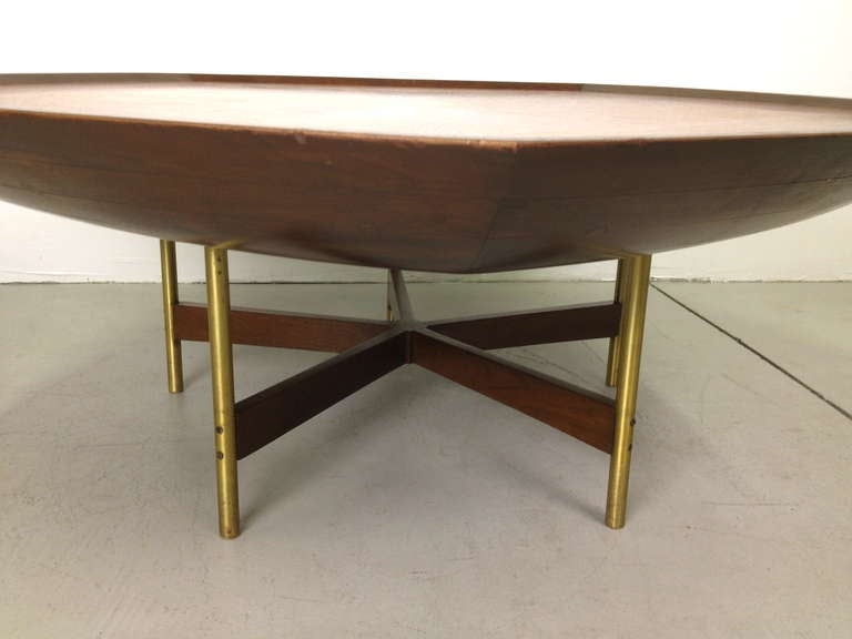 Outstanding Pentagon Coffee Cocktail Table by Paul Tuttle for Baker Furniture 1