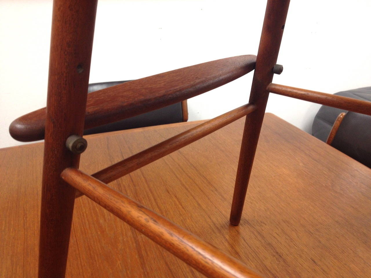 Early Nanna Ditzel Danish Modern Teak Child's High Chair by Kolds Savvaerk 6