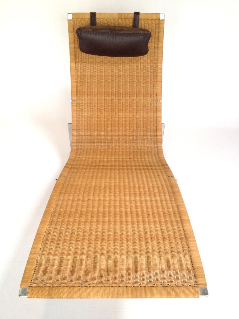 Mid-20th Century Vintage Poul Kjaerholm PK24 Chaise Longue Lounge Chair