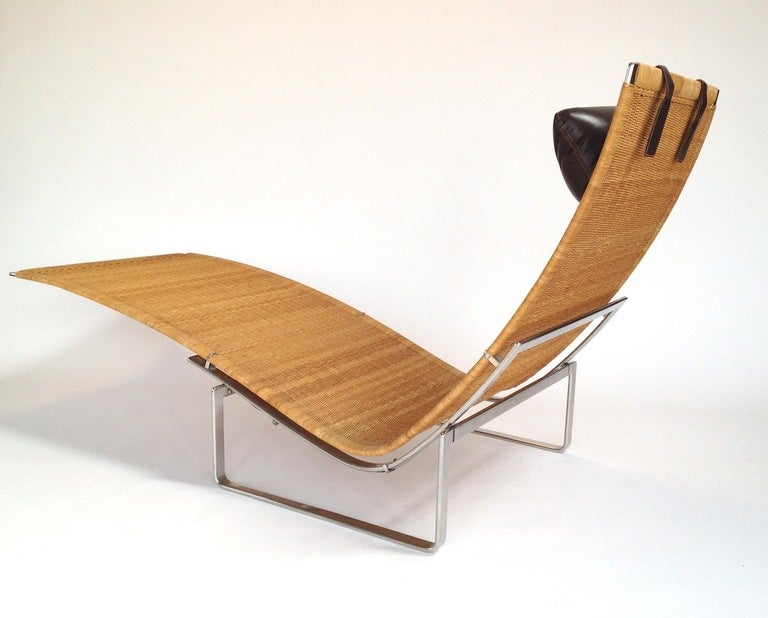 Vintage Poul Kjaerholm PK24 Chaise Longue Lounge Chair 2