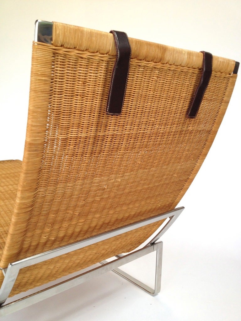 Vintage Poul Kjaerholm PK24 Chaise Longue Lounge Chair 4