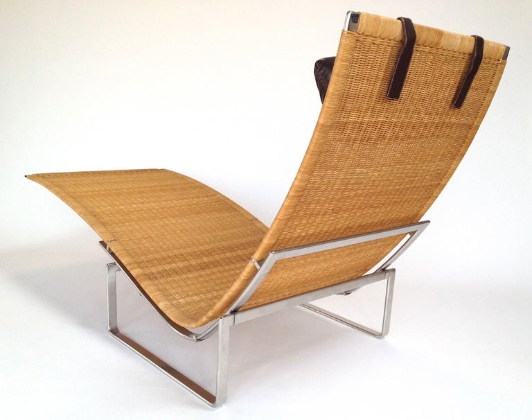 Vintage Poul Kjaerholm PK24 Chaise Longue Lounge Chair 3