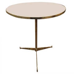 Paul McCobb Brass Cigarette Side Table for Directional