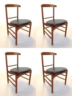 Set of 6 Walnut Dining Chairs by Greta Grossman for Glenn of California