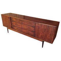 Exceptional Danish Modern Rosewood Credenza by Christian Linneberg