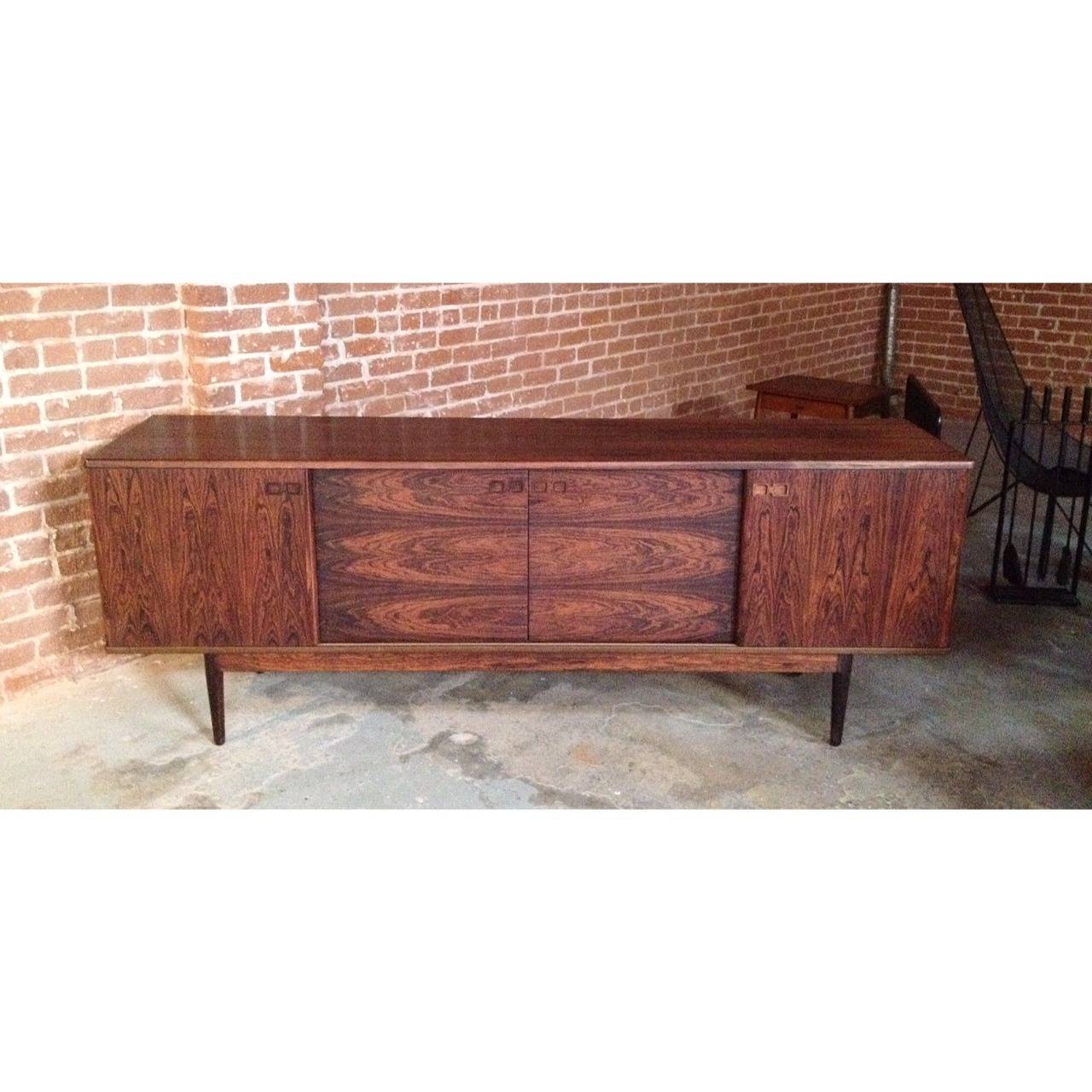 Exceptional Danish Modern Rosewood Credenza by Christian Linneberg.