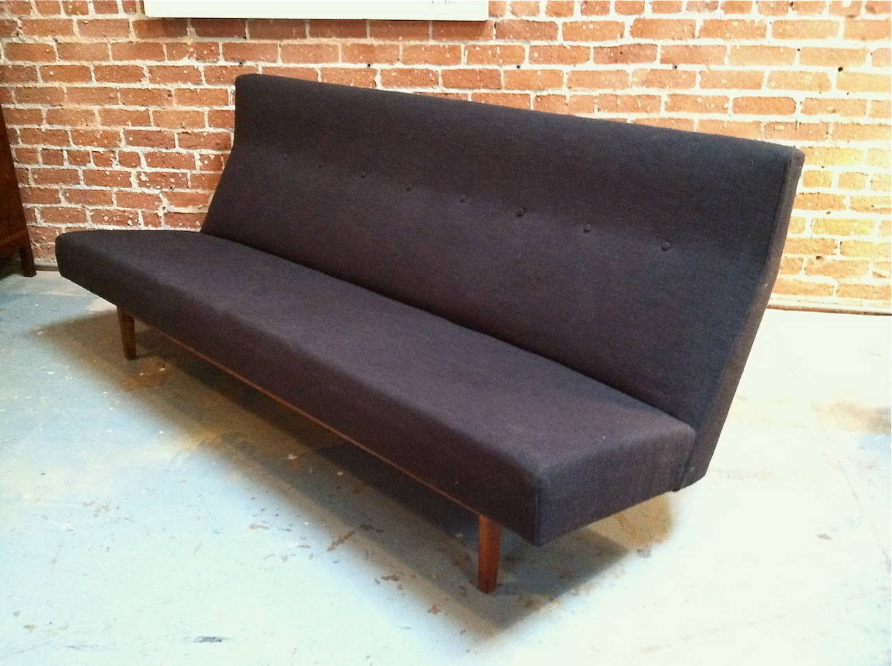 American Vintage Jens Risom Danish Modern Armless Sofa