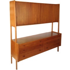 Hans Wegner 2 Tier Buffet Credenza for Ry Mobler