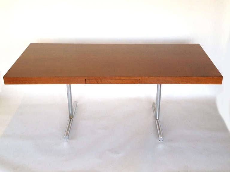 Omega Desk by Hans Eichenberger for Haussmann & Haussmann Distributed by Stendig In Excellent Condition In Long Beach, CA