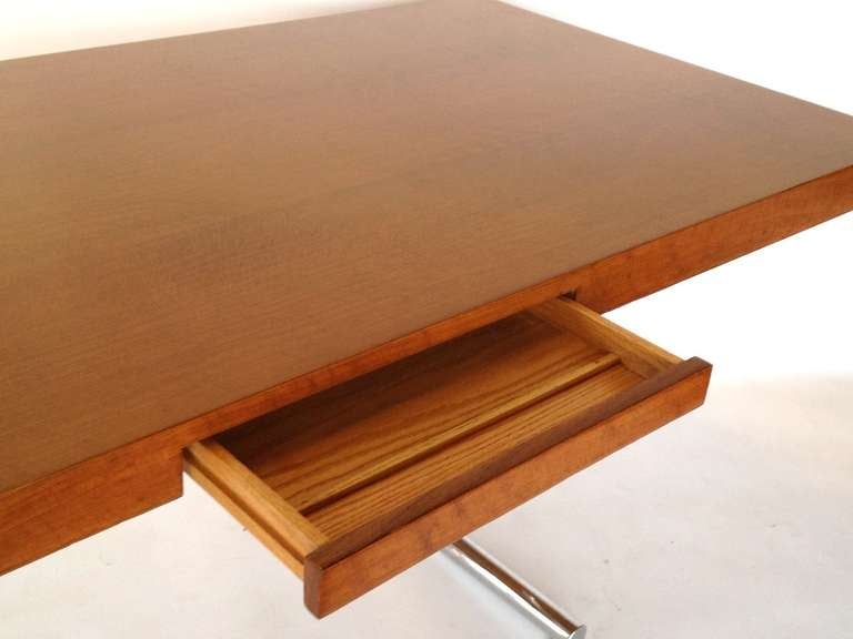 Wood Omega Desk by Hans Eichenberger for Haussmann & Haussmann Distributed by Stendig