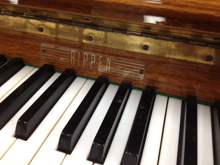 Dutch Exceptional Danish Modern Maestro II Upright Piano by Rippen