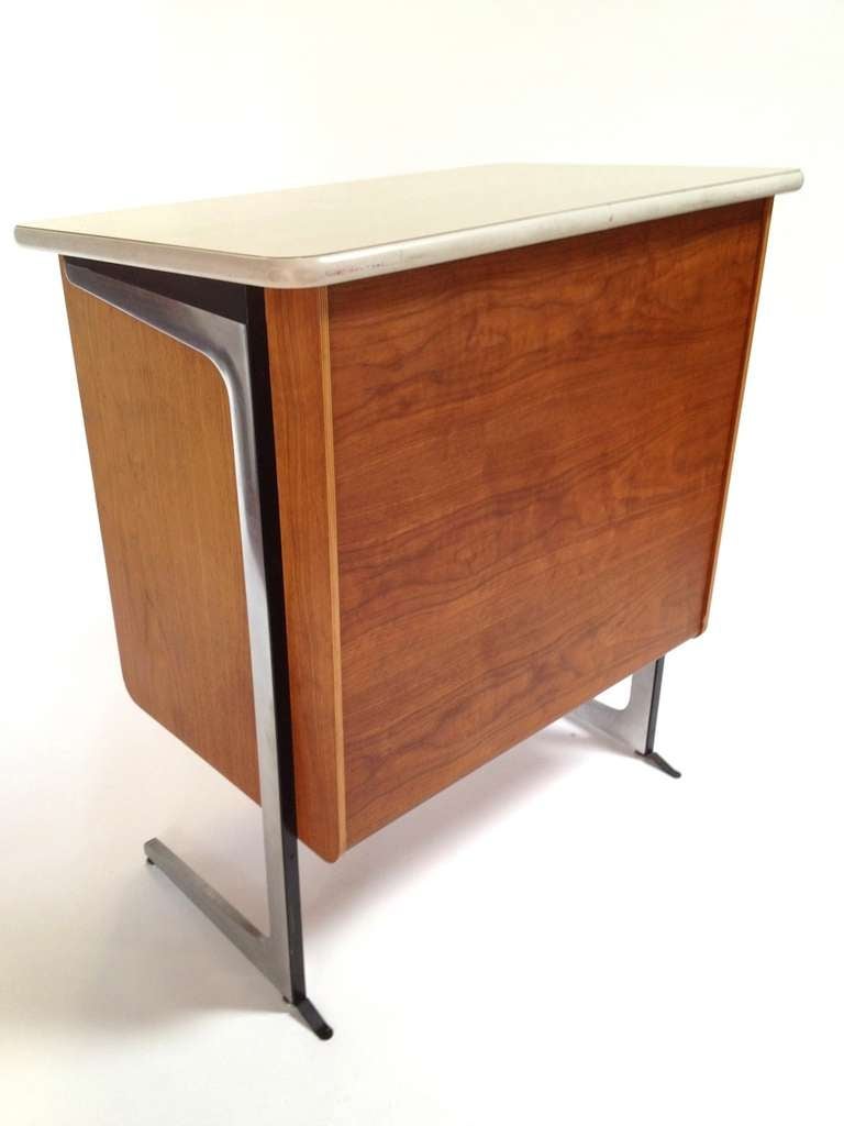 Wood George Nelson Action Office Architects Drafting Table for Herman Miller
