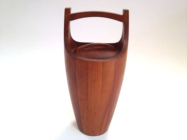 Large Danish Modern Teak Ice Bucket by Jens Quistgaard for Dansk