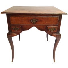 Antique English Oak Lowboy c. 1770