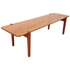 Rare Hans J. Wegner Coffee Table for Johannes Hansen