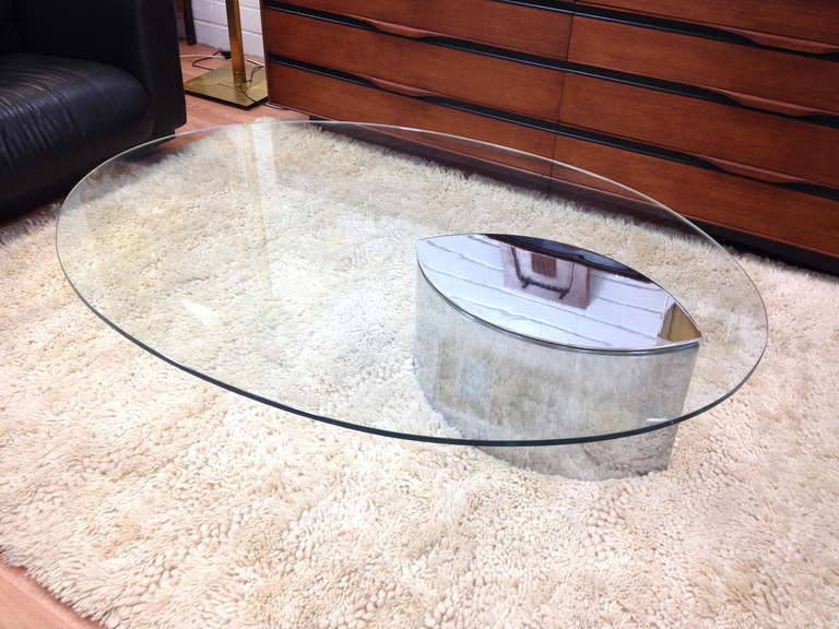 Lunario Coffee Table by Cini Boeri for Gavina / Knoll In Excellent Condition In Long Beach, CA
