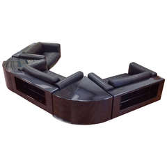 Vintage Cini Boeri Five-Piece "Gradual" Sofa and Table Seating System for Gavina Knoll