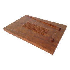 Danish Modern teak Cutting Board Wall Hanging Made in Denmark by Digsmed