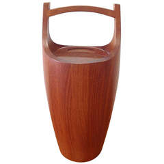 Large Danish Modern, Teak Ice Bucket by Jens Quistgaard for Dansk