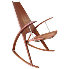 Sculptural Studio Rocking Chair by Leon Meyer