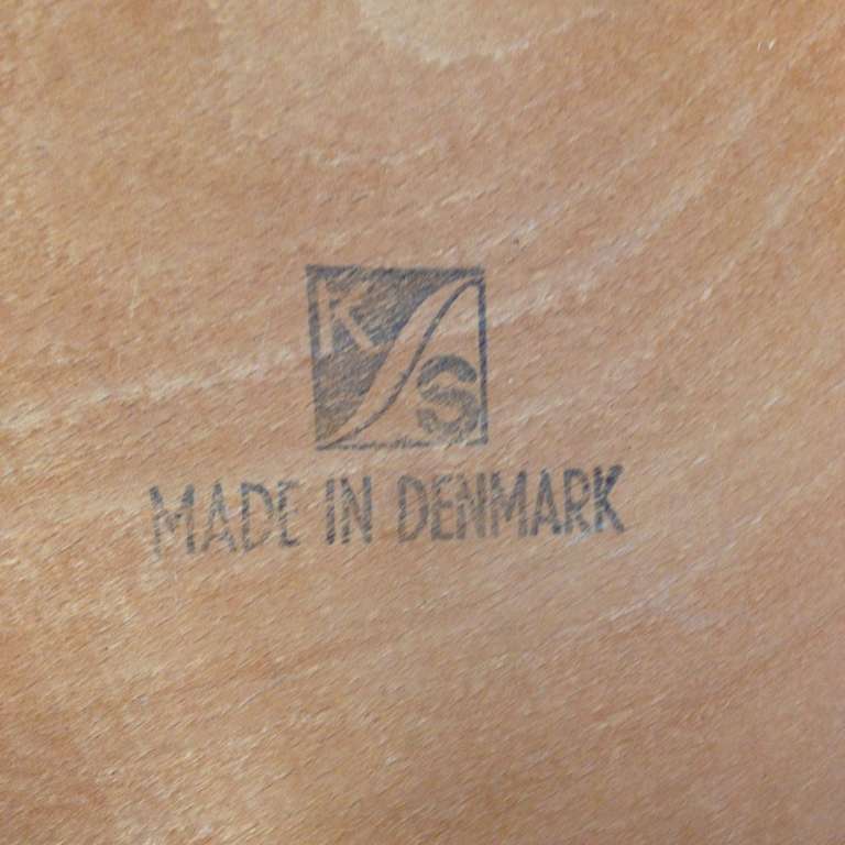 Set of Three Danish Modern Teak Barstools Made in Denmark by KS 3