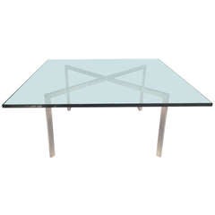 Vintage Mies Van Der Rohe Barcelona Cocktail Coffee Table for Knoll