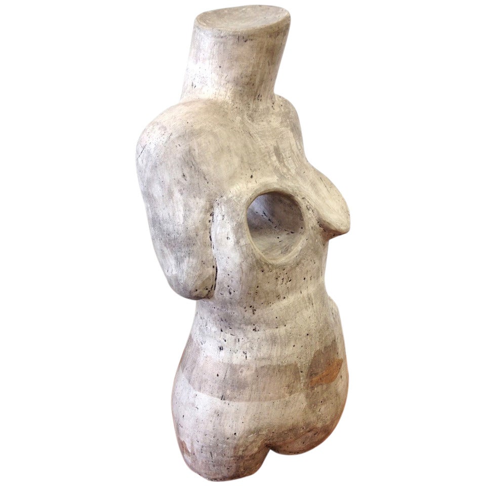 Abstract Modernist Man or Woman Torso Sculpture