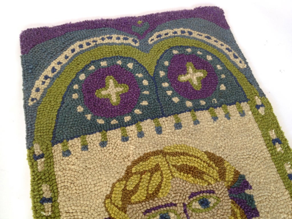 Evelyn Ackerman Wool Wall Hanging Tapestry Signed EA