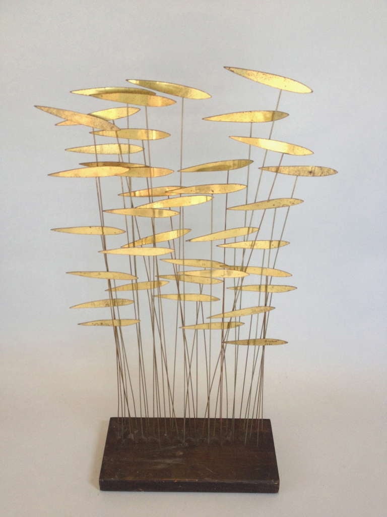 Signed C. Jere School of Fish Table Sculpture.  Signed C. Jere '80.  5 of the fish have been reattached which is not very notable but should be mentioned.  Metal pieces have an expected patina from age.  Selling in as found condition.