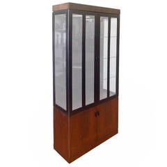 Danish Modern, Rosewood China Display Cabinet by Founders
