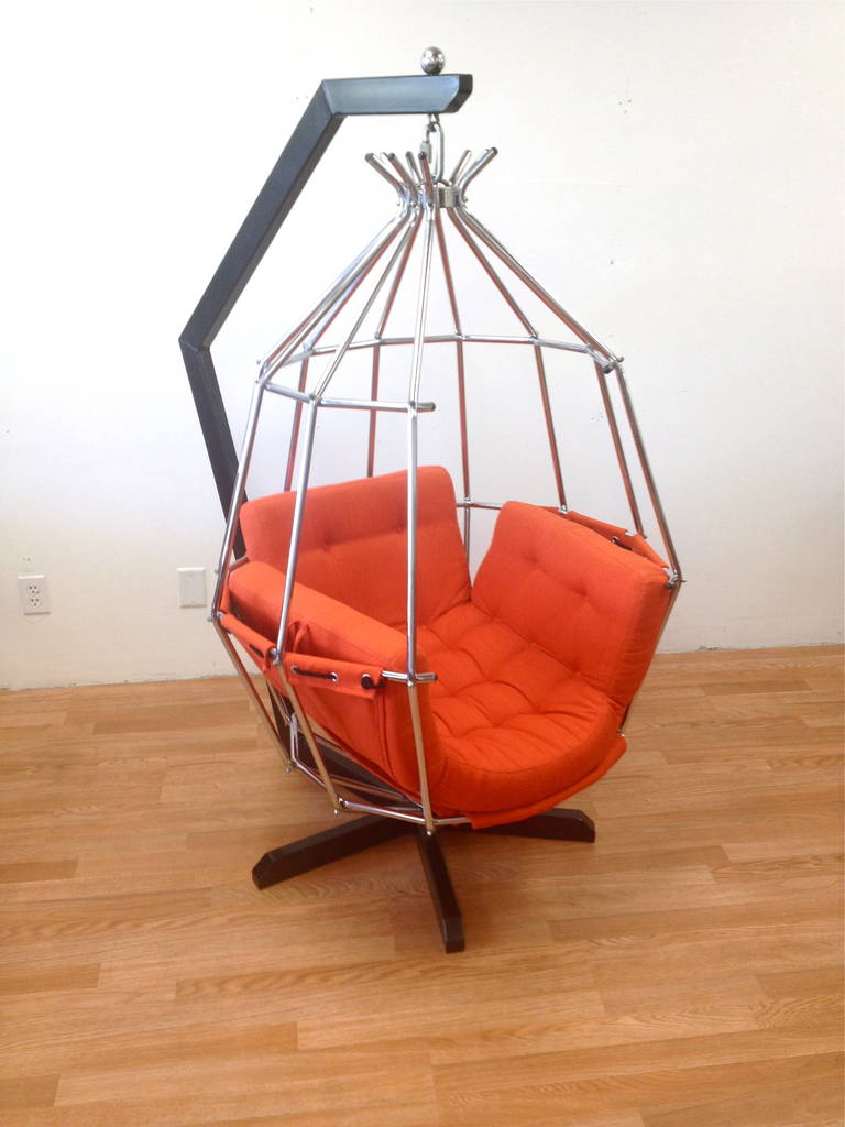 Parrot Lounge Chair by Ib Arberg.  Very nice condition with newer upholstered cushions.