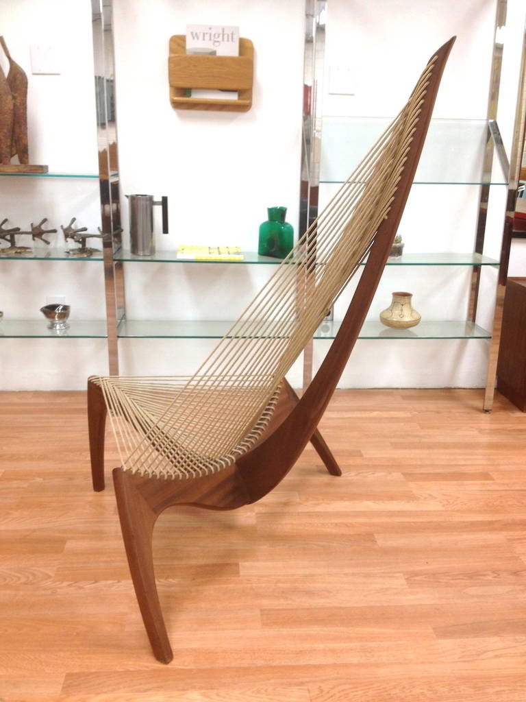 The Harp Chair by Jorgen Hovelskov for Christian & Larsen In Good Condition In Long Beach, CA